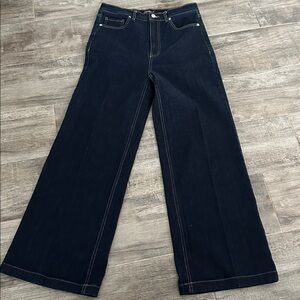 J. McLaughlin Women's Wide Leg Jeans - Dark Wash - 6